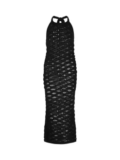 IZIA Damen Kleid in schwarz - Länge: mittel