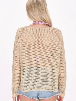 IZIA Damen Pullover in beige
