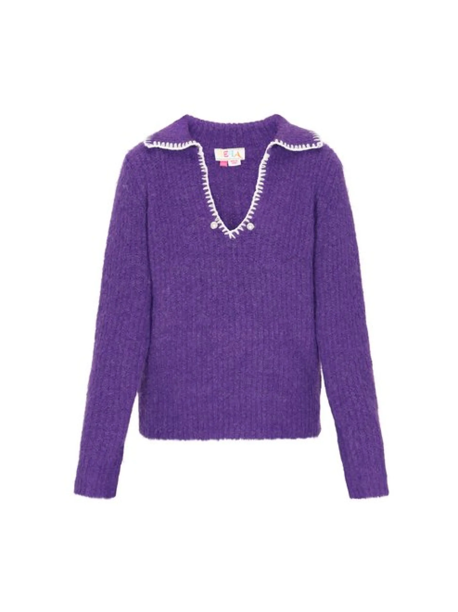 IZIA Damen Pullover in lila