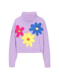 IZIA Damen Pullover in lila
