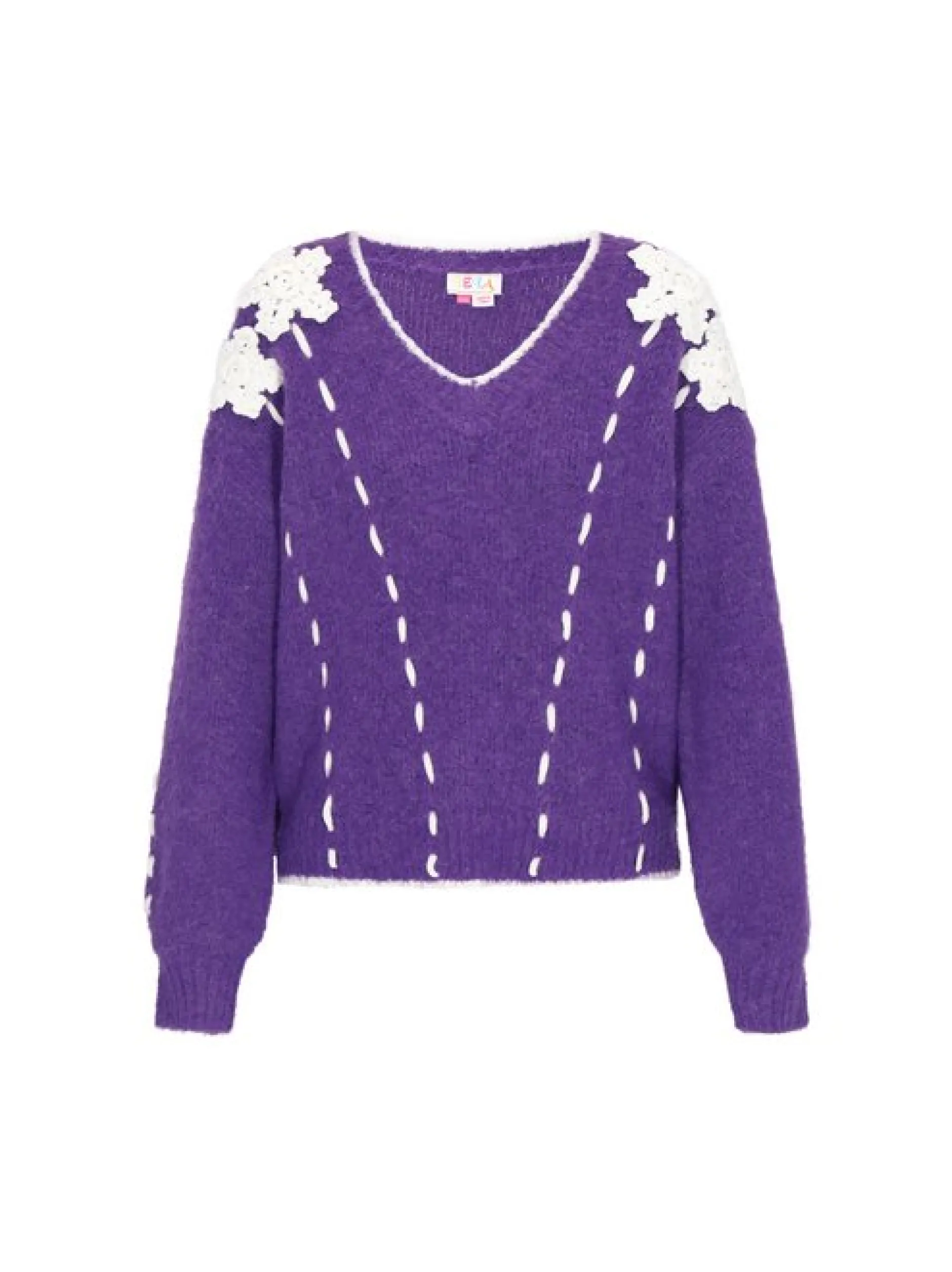 IZIA Damen Pullover in lila