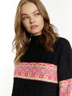 IZIA Damen Pullover in mehrfarbig