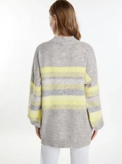 IZIA Damen Pullover in mehrfarbig - Ausschnitt: Rundhals