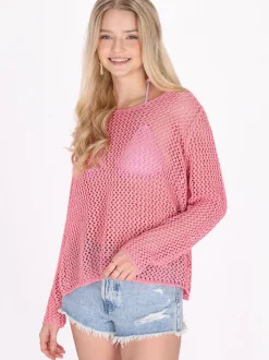 IZIA Damen Pullover in pink