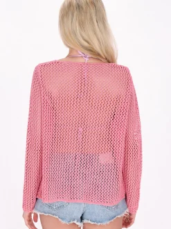 IZIA Damen Pullover in pink