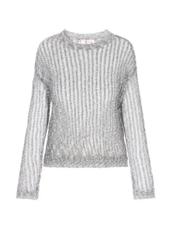 IZIA Damen Pullover in schwarz - Ausschnitt: Rundhals