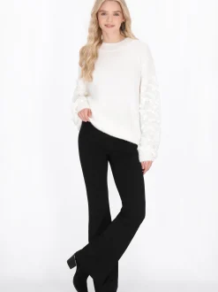 IZIA Damen Pullover in weiß