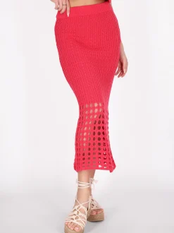 IZIA Damen Rock in fuchsia