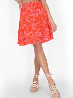 IZIA Damen Rock in orange