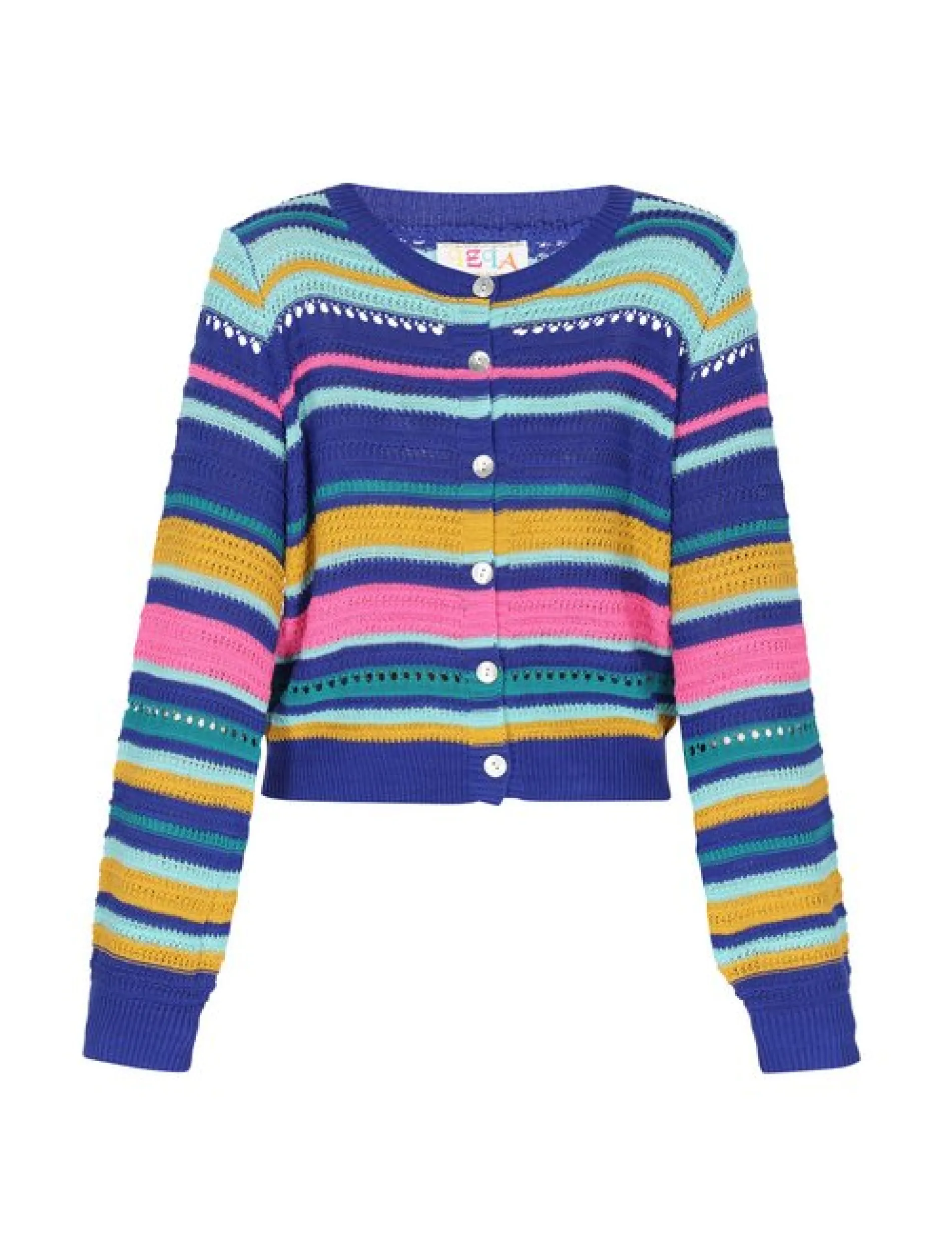 IZIA Damen Strickjacke in mehrfarbig