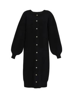 IZIA Damen Strickjacke in schwarz