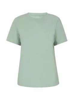 IZIA Damen T-Shirt in mint - Ausschnitt: Rundhals