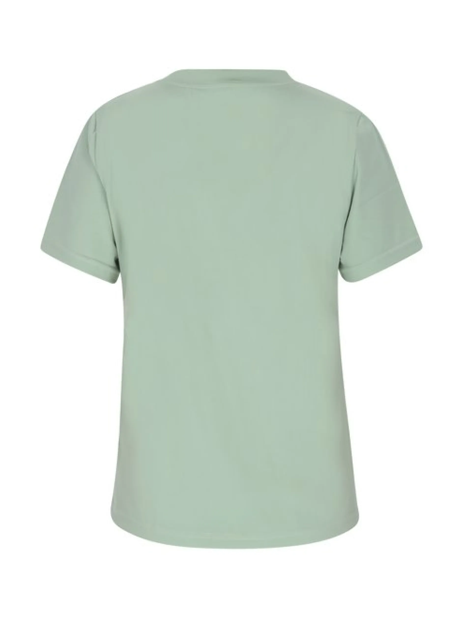 IZIA Damen T-Shirt in mint - Ausschnitt: Rundhals
