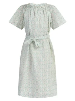 IZIA Mädchen Sommerkleid in türkis - Länge: mittel
