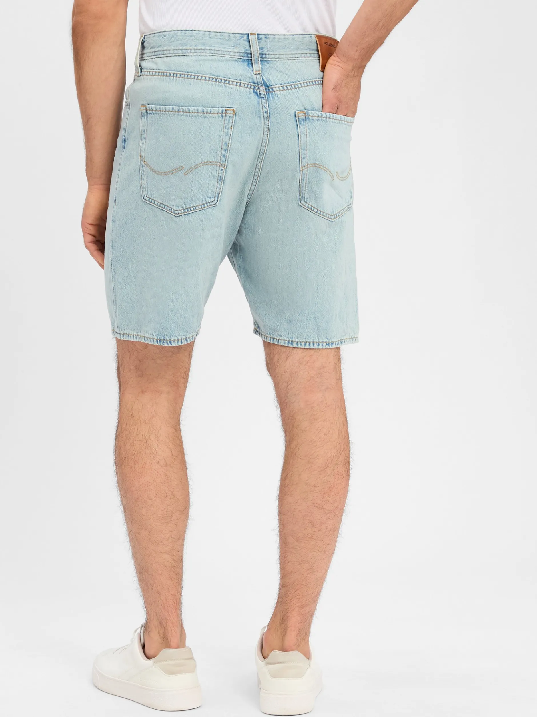 Jack & Jones Herren Jeans Shorts - JJITONY in bleached