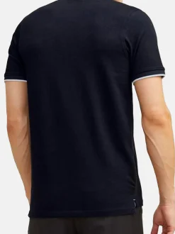 Jack & Jones Herren Poloshirt - 2er Pack Paulos Mao in hellblau