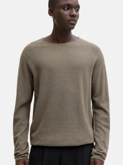 Jack & Jones Herren Pullover im 2er-Pack Hill in beige oliv