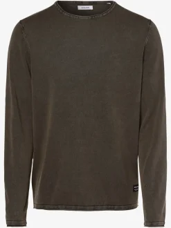 Jack & Jones Herren Pullover - JJEleo in oliv