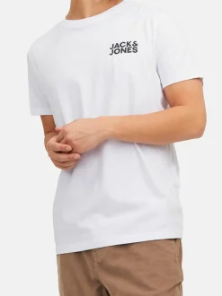 Jack & Jones Herren T-Shirt - 3er Pack Corp in denim