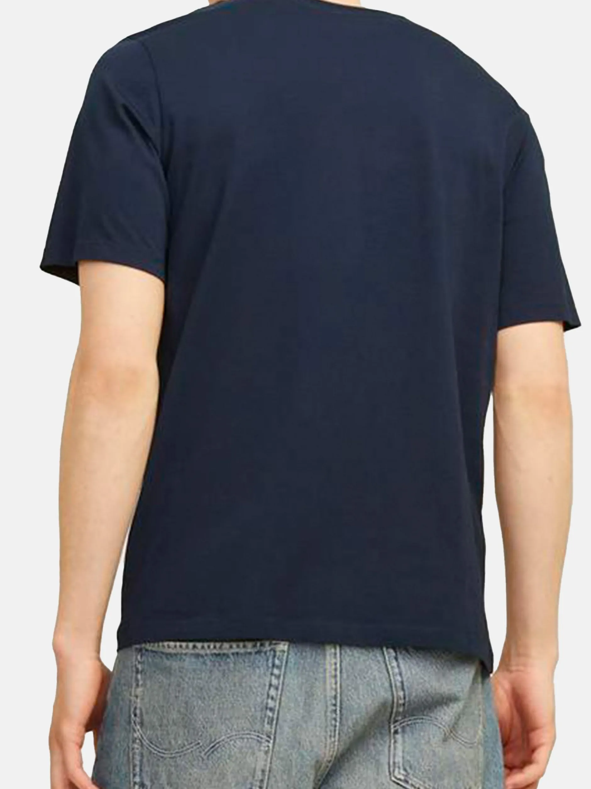 Jack & Jones Herren T-Shirt - 3er Pack Corp in rot