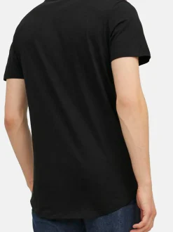 Jack & Jones Herren T-Shirt - 3er Pack Noa in schwarz