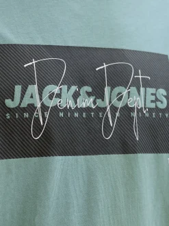 Jack & Jones Herren T-Shirt in mint schwarz