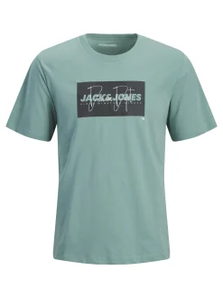 Jack & Jones Herren T-Shirt in mint schwarz