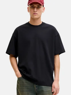 Jack & Jones Herren T-Shirts - Barron Tee im 2er-Pack in schwarz