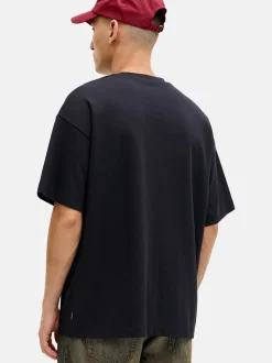 Jack & Jones Herren T-Shirts - Barron Tee im 2er-Pack in schwarz
