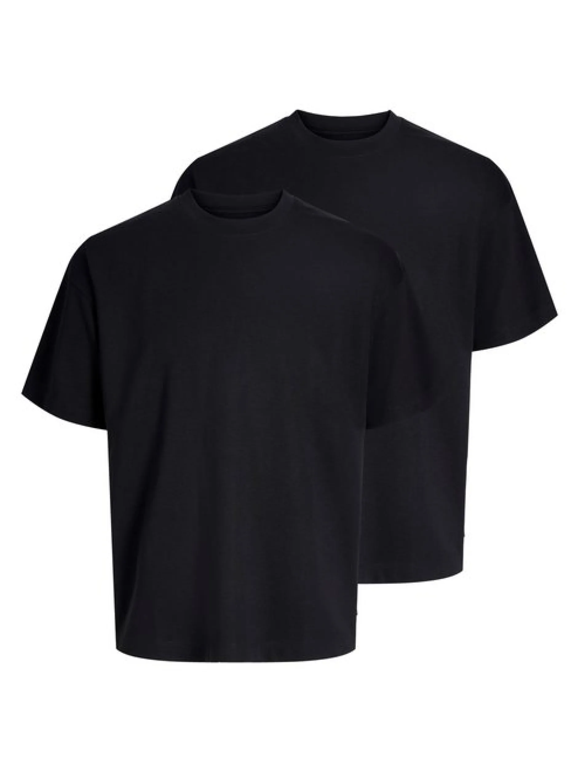 Jack & Jones Herren T-Shirts - Barron Tee im 2er-Pack in schwarz