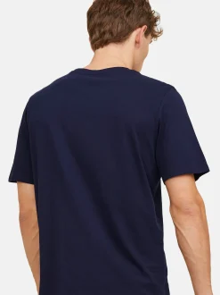 Jack & Jones Herren T-Shirts im 3er-Pack in mehrfarbig