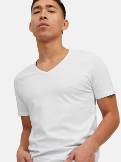 Jack & Jones Herren T-Shirts im 3er-Pack in mehrfarbig