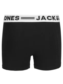 Jack & Jones Jungen Boxershorts im 6er-Pack in schwarz