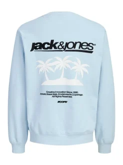 Jack & Jones Junior Jungen Sweatshirt in hellblau