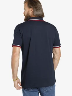 Jan Vanderstorm Herren Doppelpack Poloshirt - JOHAN in weiß blau