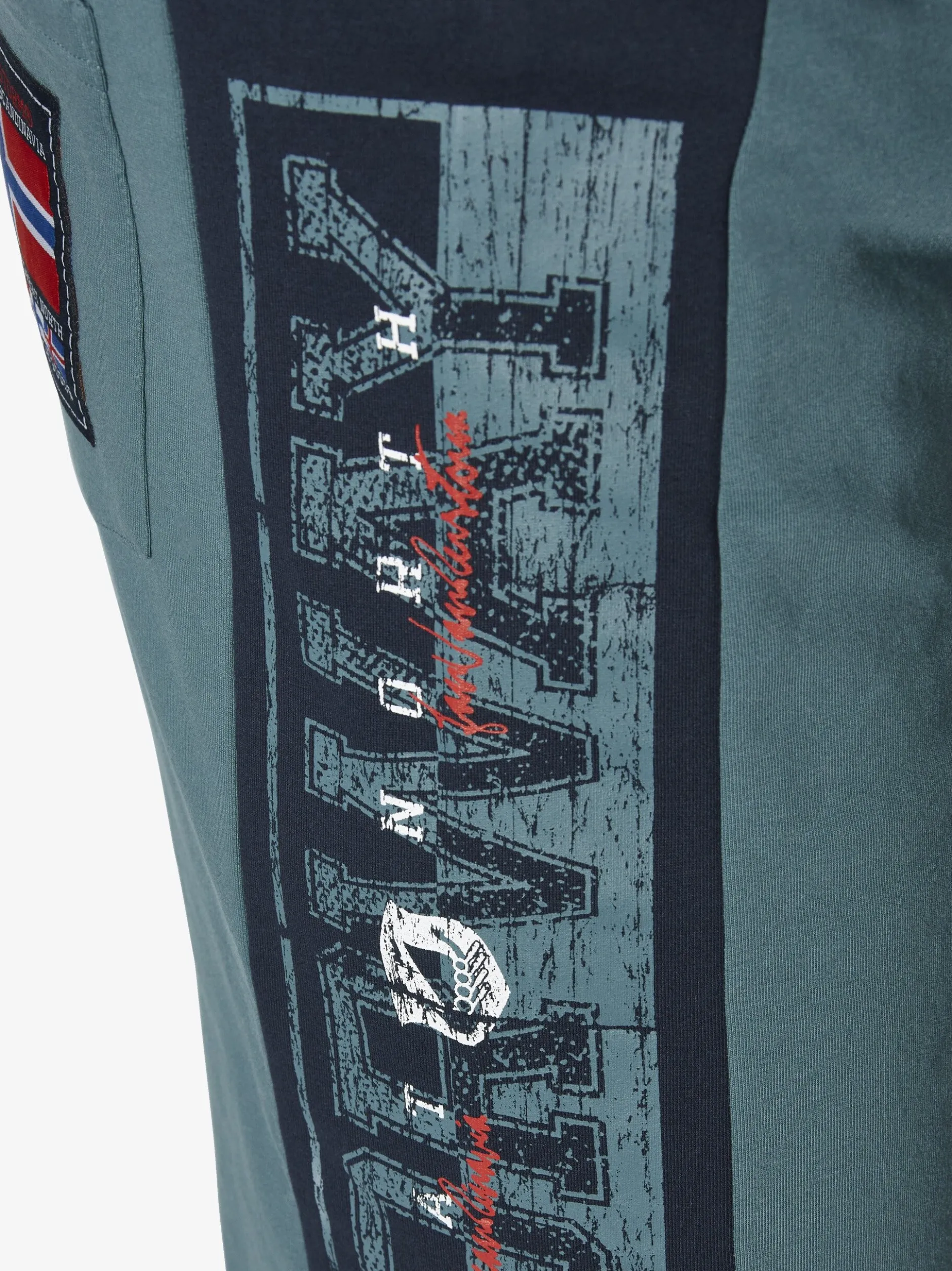 Jan Vanderstorm Herren Doppelpack Shorts - HARAL in rot petrol