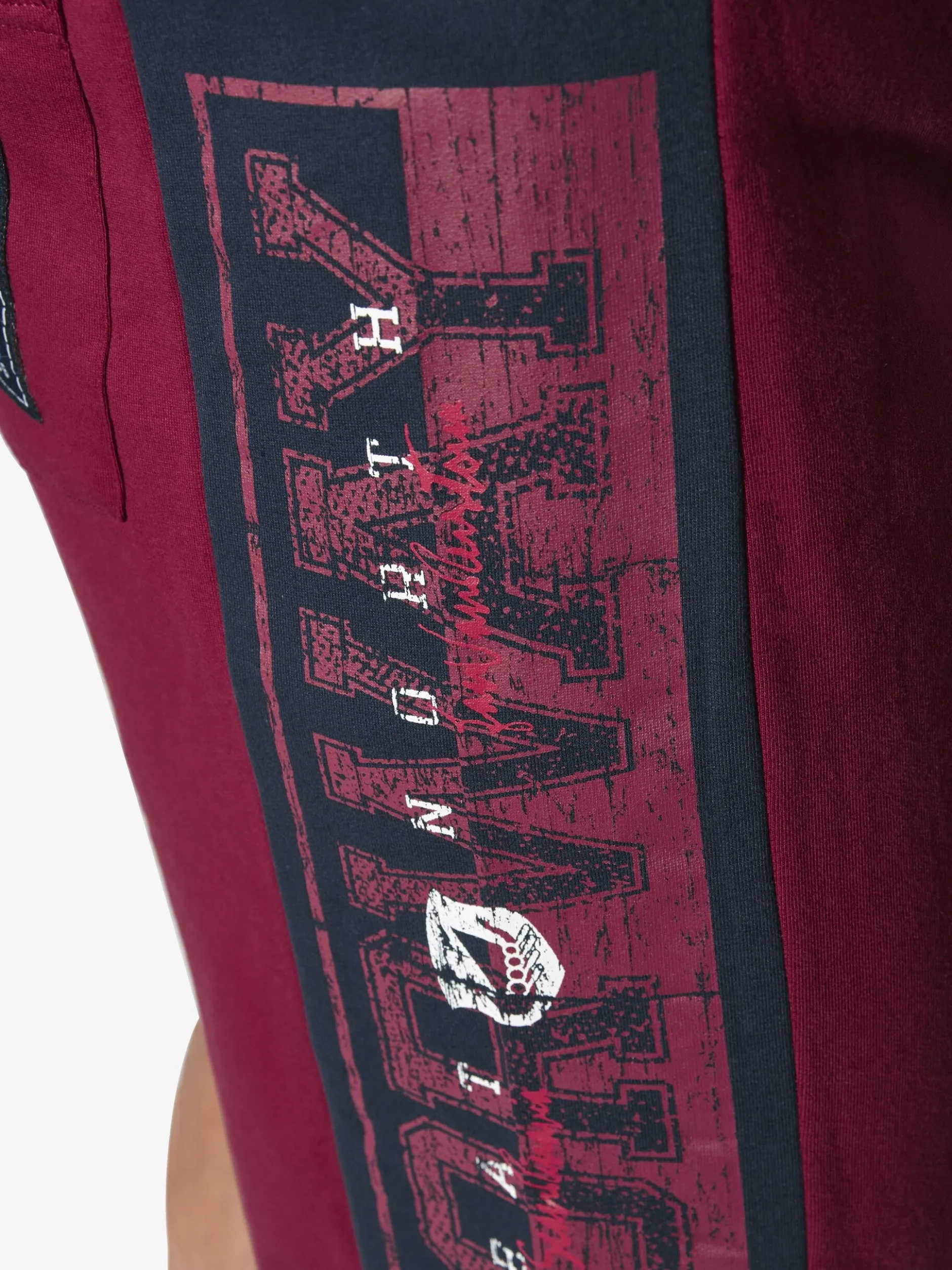 Jan Vanderstorm Herren Doppelpack Shorts - HARAL in rot petrol