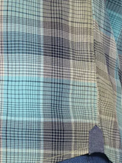Jan Vanderstorm Herren Kurzarmhemd - KLENGT in beige blau