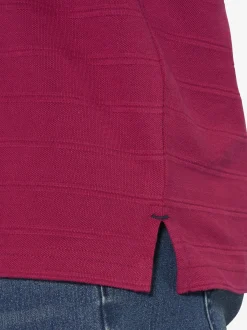 Jan Vanderstorm Herren Langarm-Poloshirt - MAKSE in rot