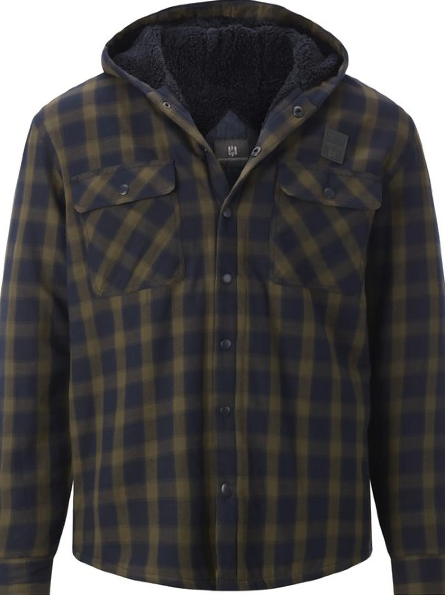 Jan Vanderstorm Herren Outdoorhemd - OLSDAL in khaki blau