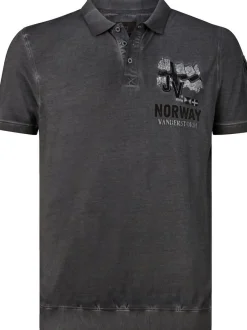 Jan Vanderstorm Herren Poloshirt - ALSING in taupe
