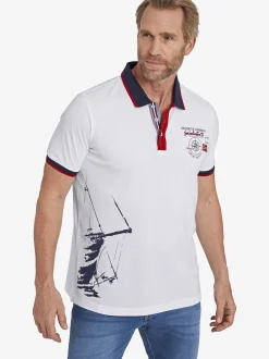 Jan Vanderstorm Herren Poloshirt - DILAN in weiß