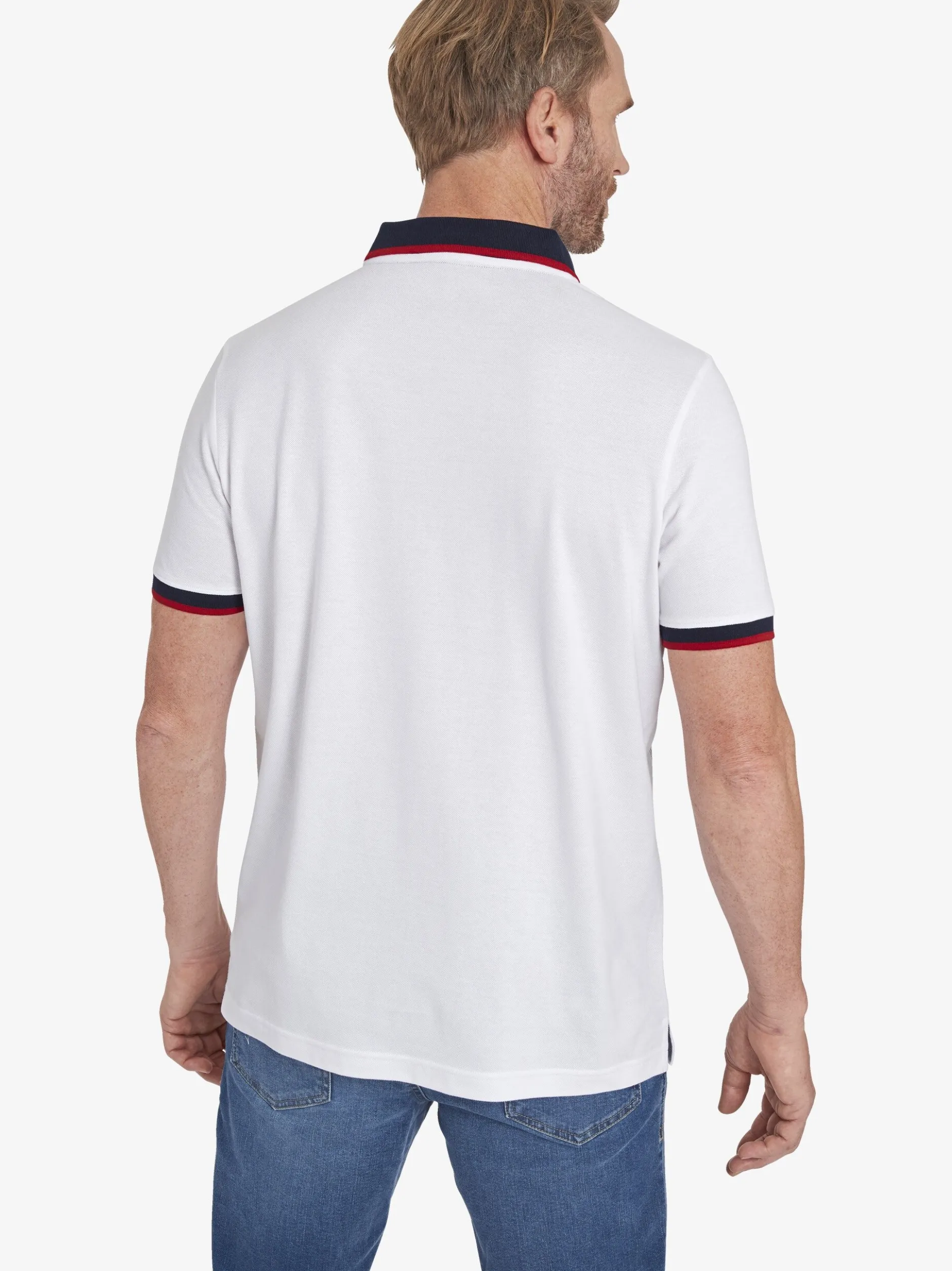 Jan Vanderstorm Herren Poloshirt - DILAN in weiß