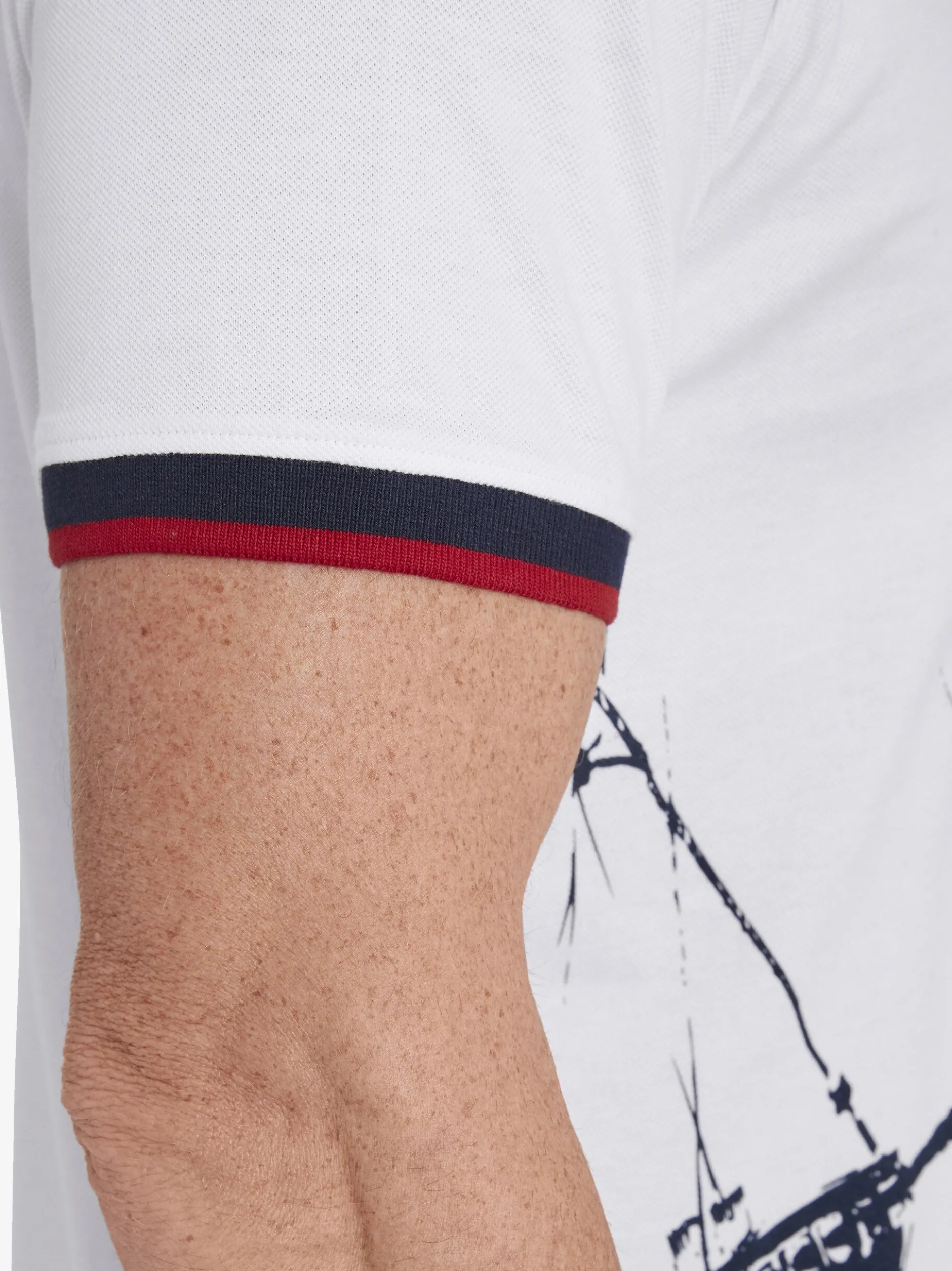 Jan Vanderstorm Herren Poloshirt - DILAN in weiß