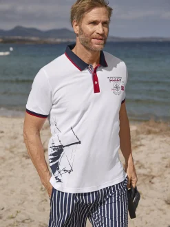 Jan Vanderstorm Herren Poloshirt - DILAN in weiß