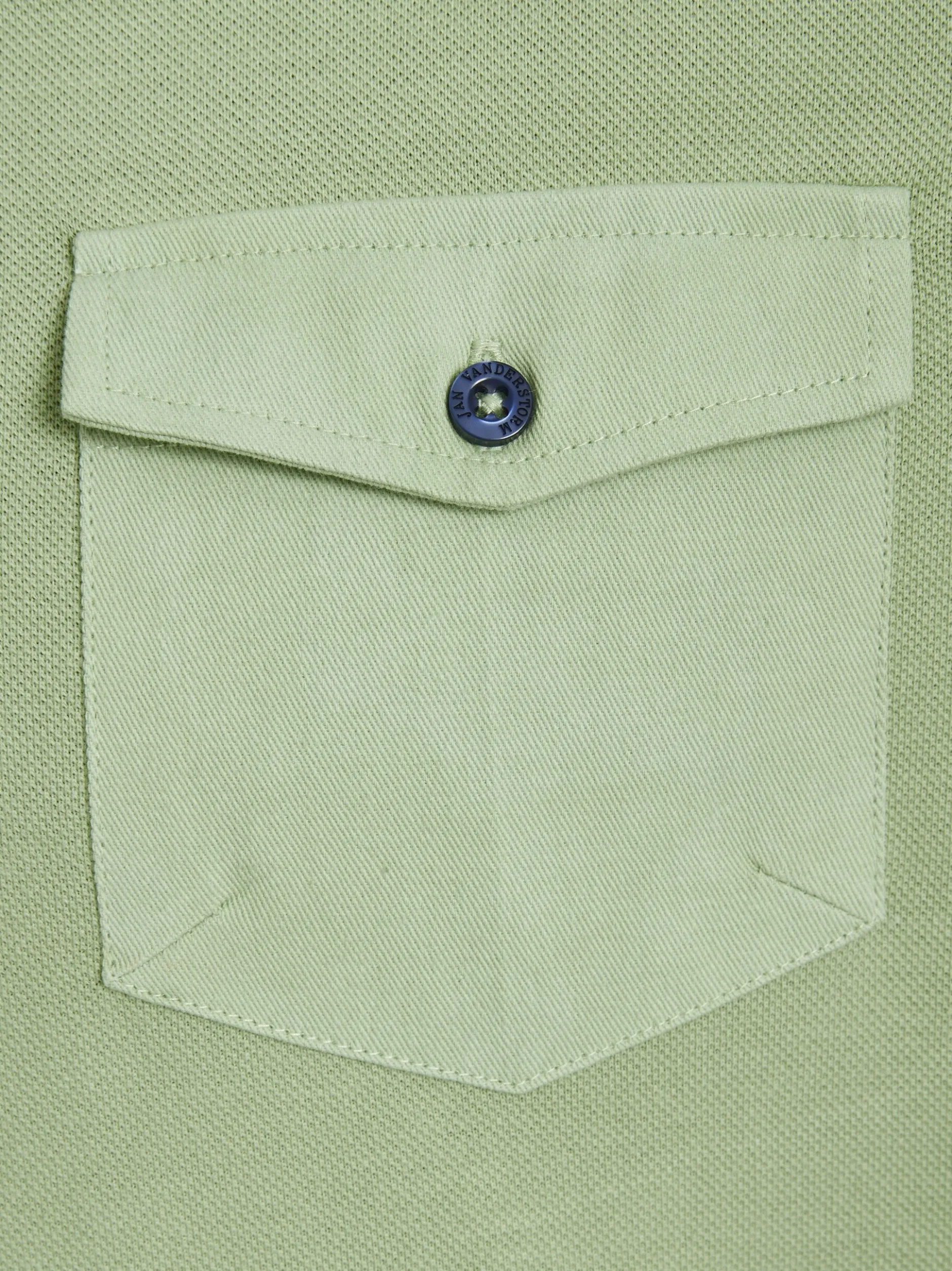 Jan Vanderstorm Herren Poloshirt - FJODOR in lind