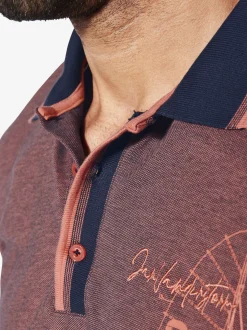 Jan Vanderstorm Herren Poloshirt - HERFINN in orange