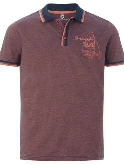 Jan Vanderstorm Herren Poloshirt - HERFINN in orange