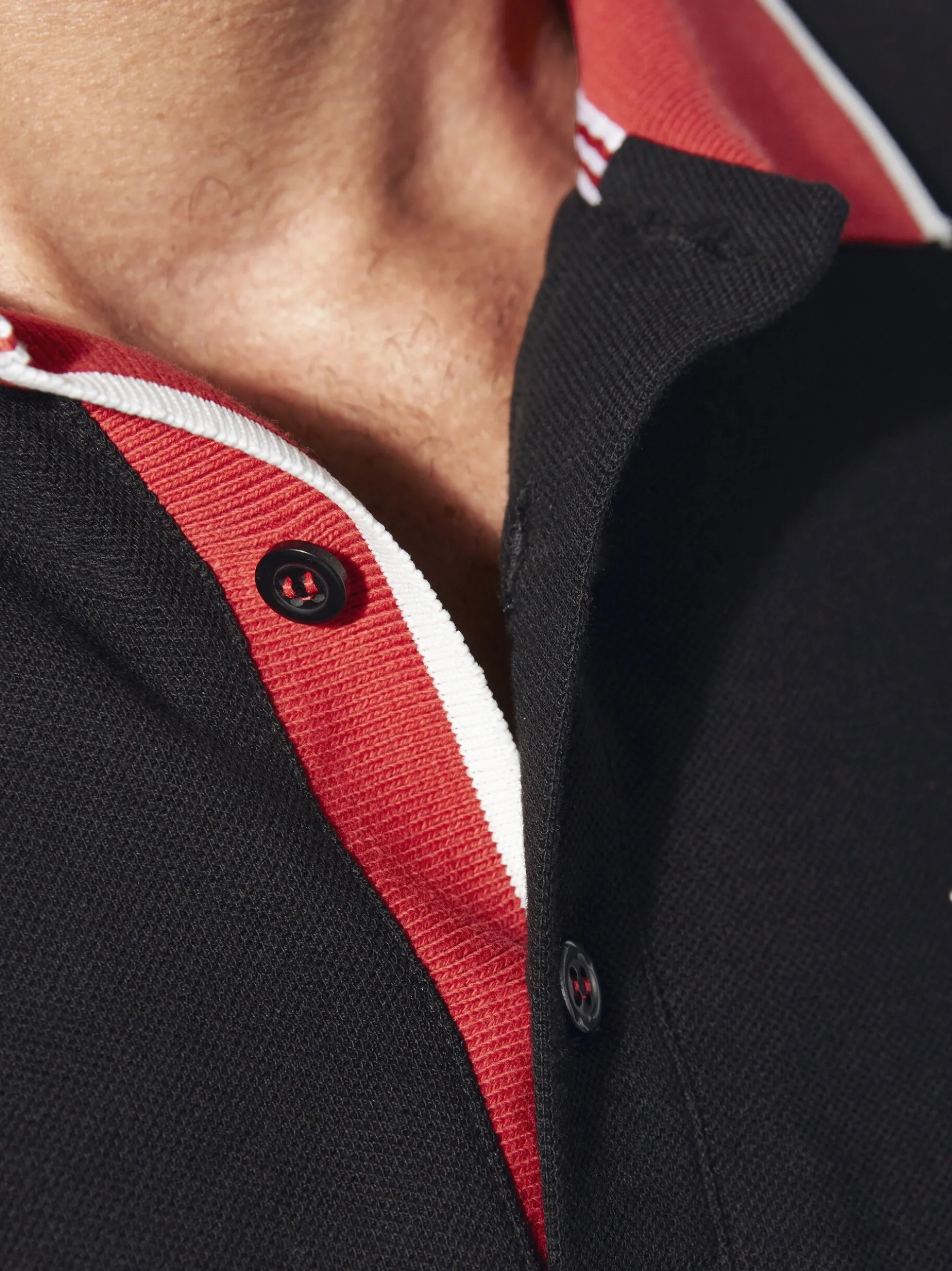 Jan Vanderstorm Herren Poloshirt - IWAR in schwarz