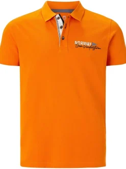 Jan Vanderstorm Herren Poloshirt - JAKOV in orange